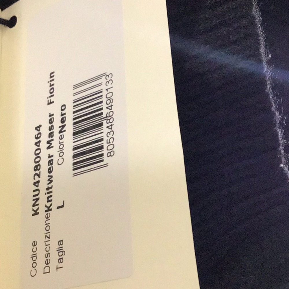 NWT Barena Venezia black cardigan. - Picture 9 of 10